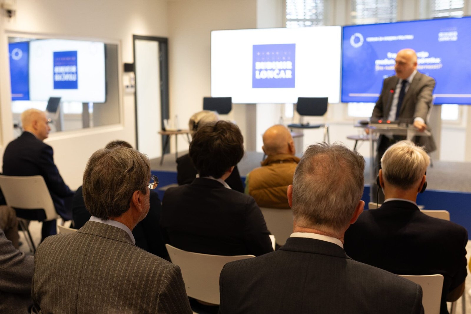 Foreign Policy Forum panel discussion at a Zagreb conference venue
